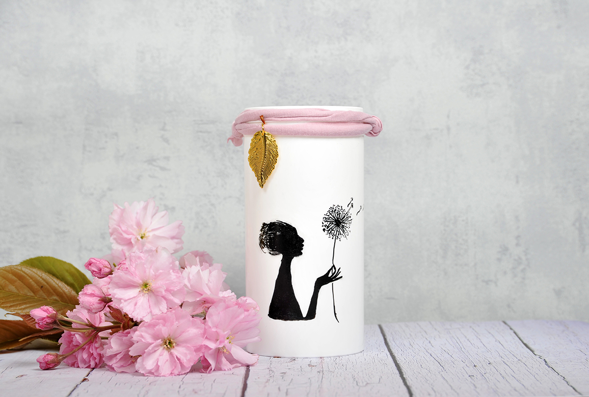 DIY Vase zum Muttertag